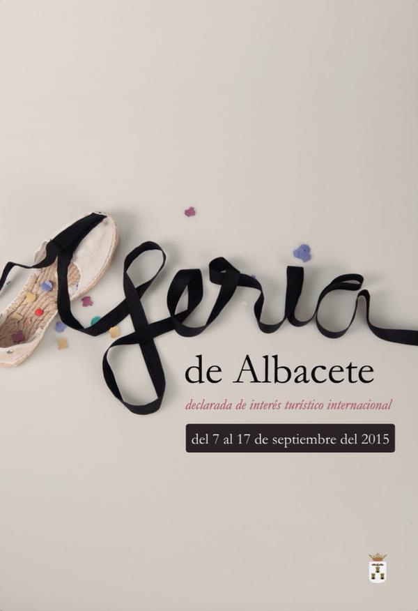 Cartel Feria de Albacete 2015, alpargata