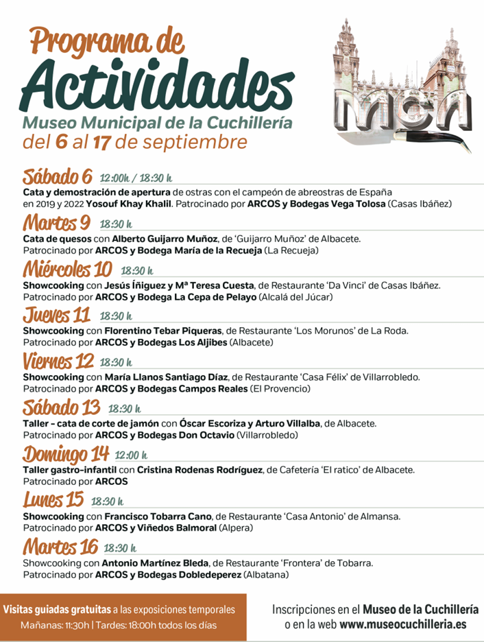 Actividades Feria Museo de la Cuchillería