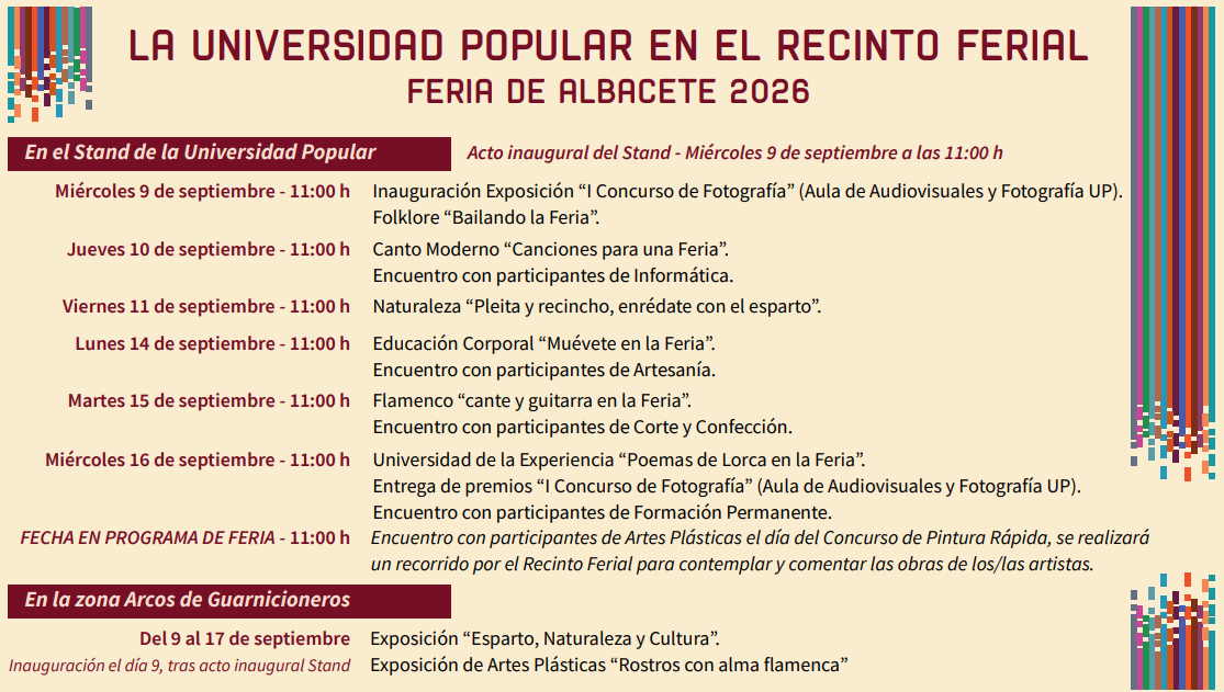 UP en la Feria de Albacete