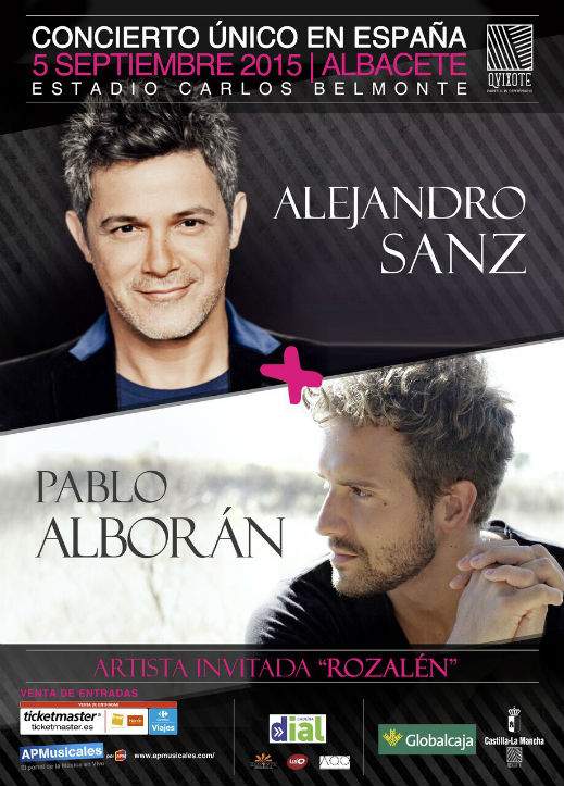 Concierto Alejandro Sanz, Pablo Alboran y Rozalén