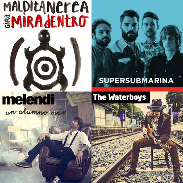 Concierto de Melendi, Maldita Nerea, Supersubmarina y Waterboys Feria de Albacete 2015