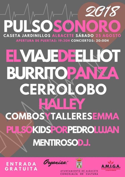 Festival Pulso Sonoro Albacete 2018 en la Caseta de los Jardinillos