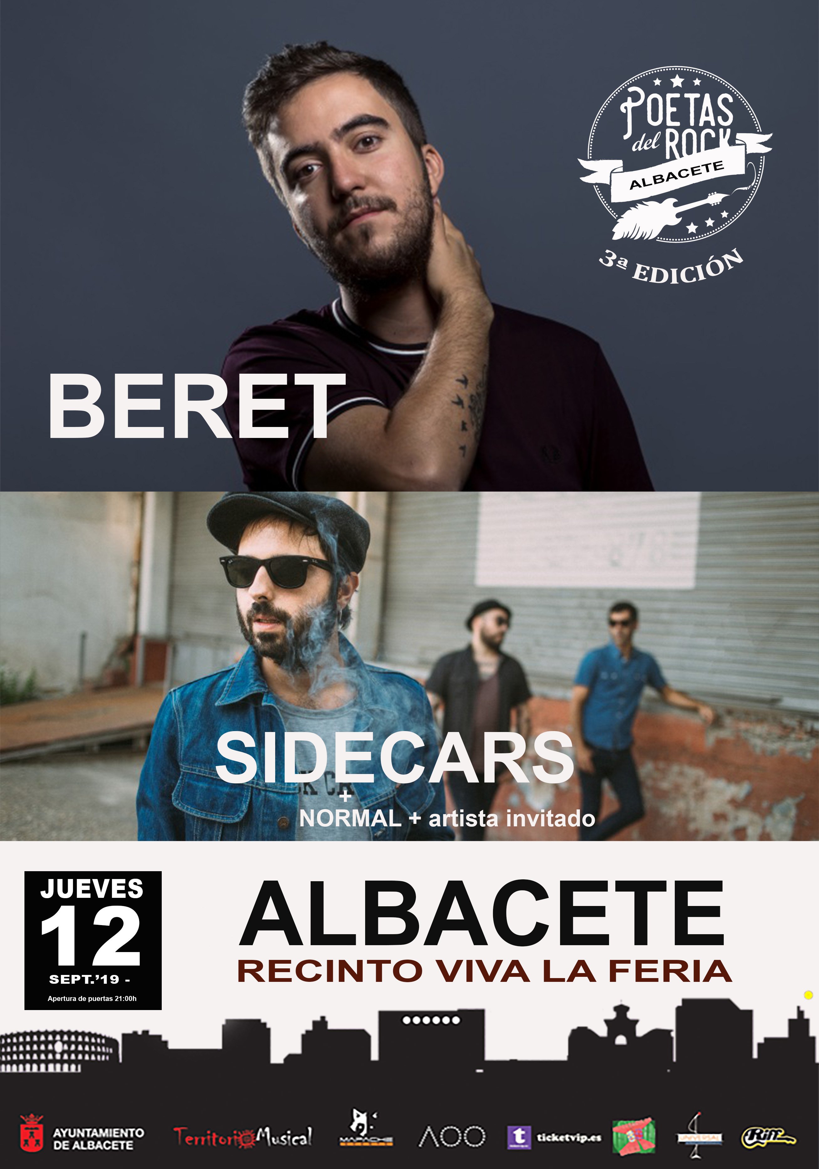 Festival Poetas del Rock: Beret, Sidecars y Normal