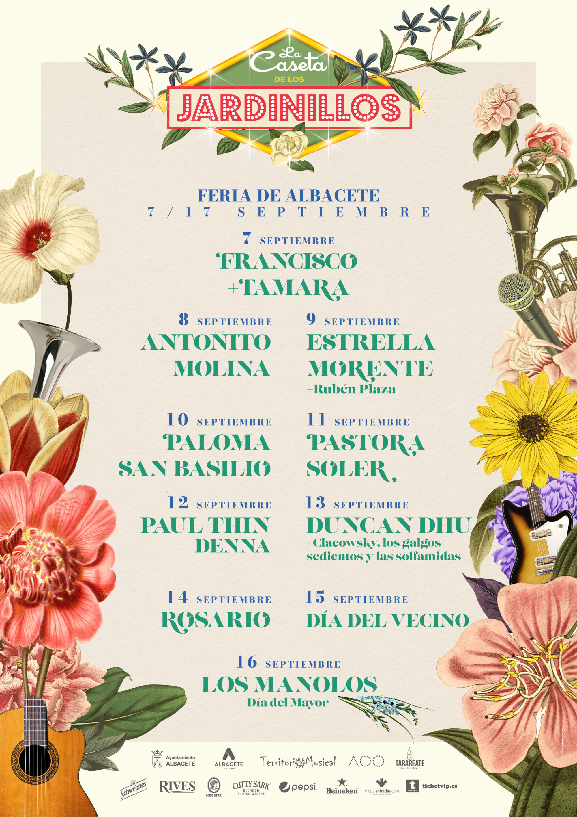 Caseta de los Jardinillos Conciertos Feria 2025