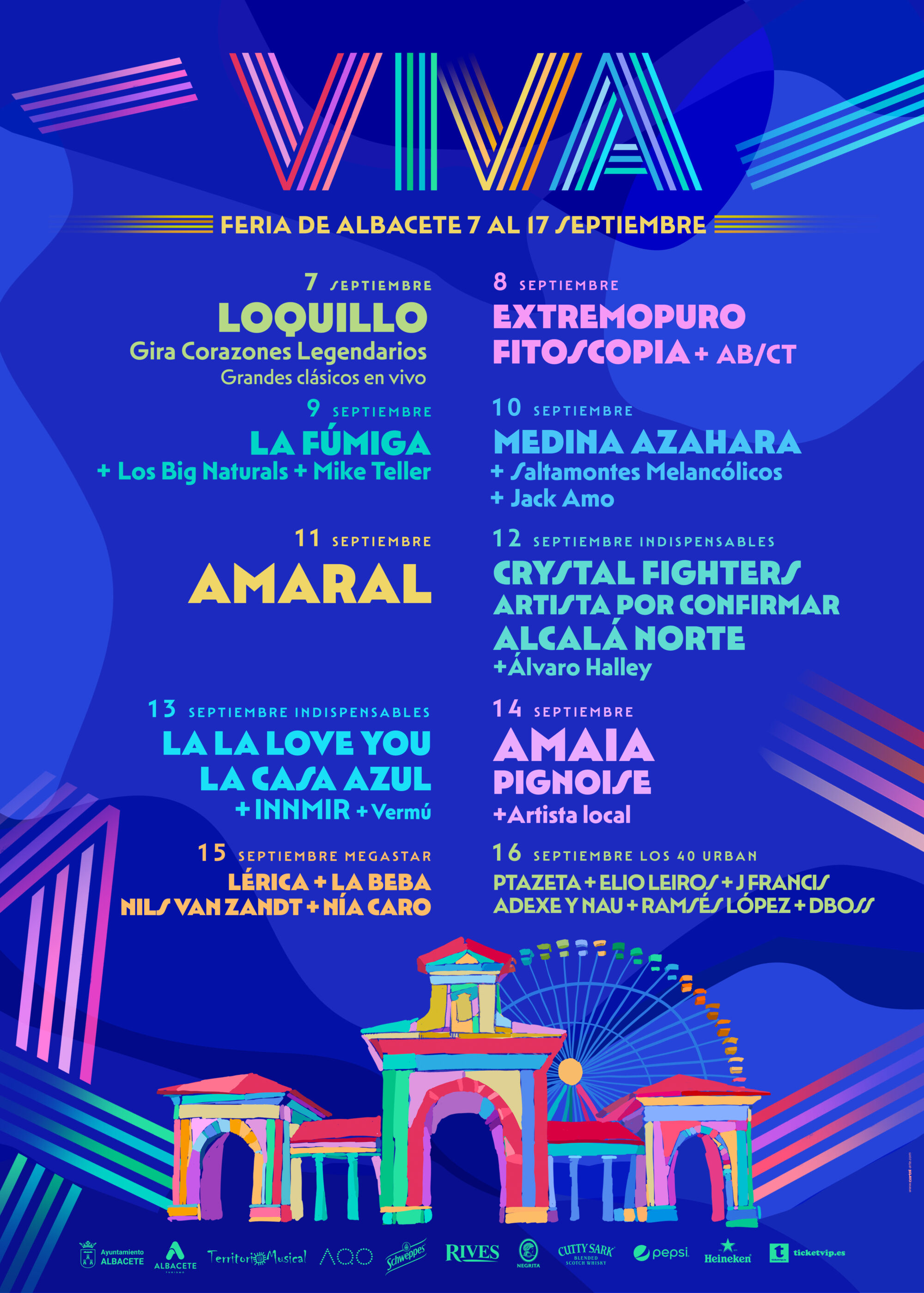 Conciertos Viva Feria Albacete 2025