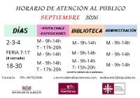horarios Fontecha durante Feria de Albacete