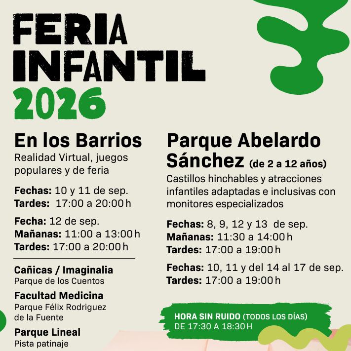 Feria Infantil en los Barrios y Parque Abelardo Sanchez