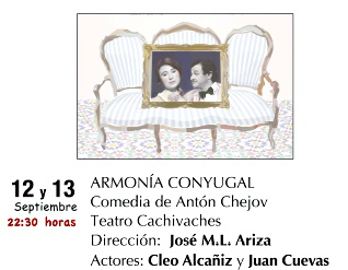 Armonía conyugal Teatro en la Posada del Rosario Feria de Albacete 2017