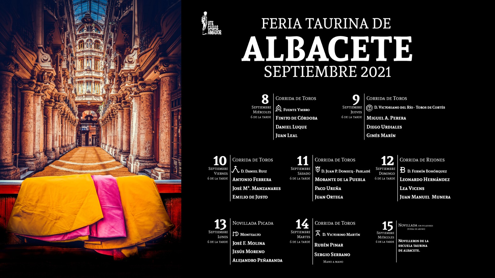 Cartel Feria Taurina Albacete 2021